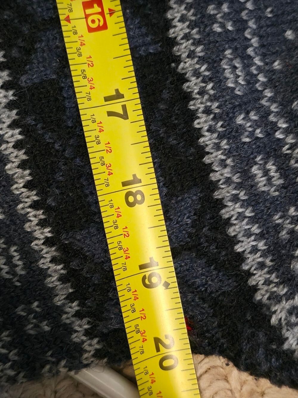 4/$67 Deal! Cozy Jules & James Crewneck Sweater in Navy and Gray - Picture 8 of 8
